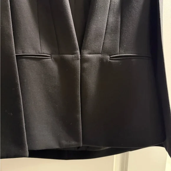 BCBGMaxazria black cape, blazer extra small like new never worn - Picture 7 of 8